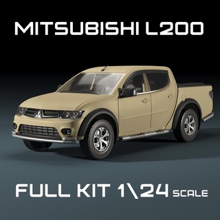 l200 estoque caminhão kit 1 24 caminhões 3d print model - Mito3D