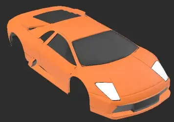 lamborghini murcielago 3d modelos descargar crealidad nube 3D print model - Mito3D