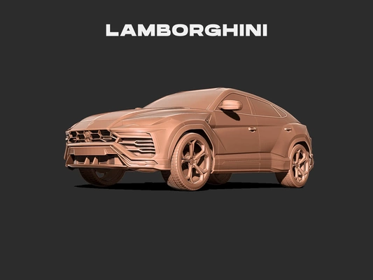 lamborghini urus 3d impressão modelo modelos baixar crialidade nuvem brinquedo carros 3d print model - Mito3D