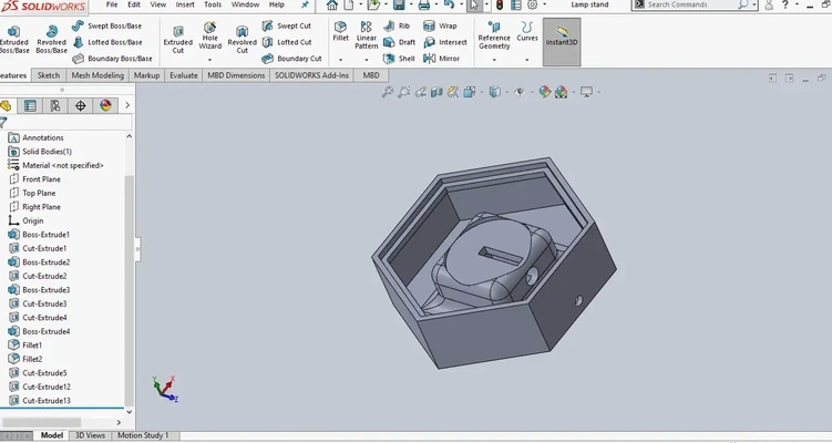 lamp support 3d models download creality cloud 3d print model - Mito3D