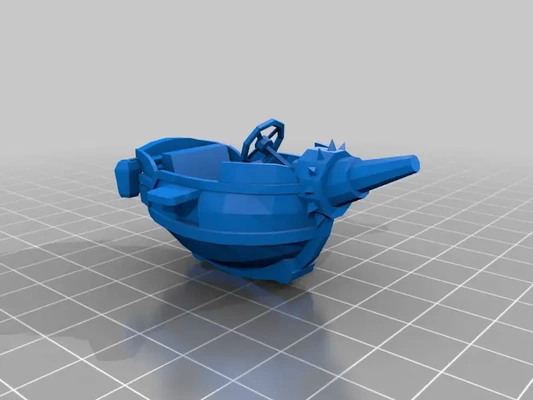 navio terra 3d modelos baixar crialidade nuvem 3d print model - Mito3D