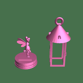 lanterne clochette Fictional Characters 3d print model - Mito3D