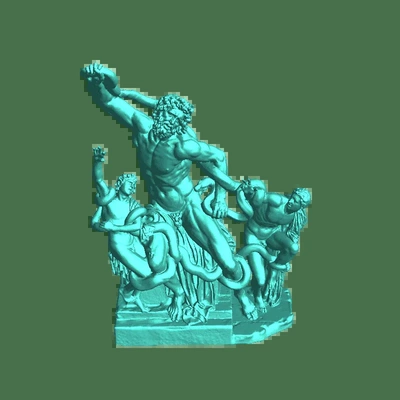 laocoon fils 3d modèles télécharger créalité nuage 3d print model - Mito3D