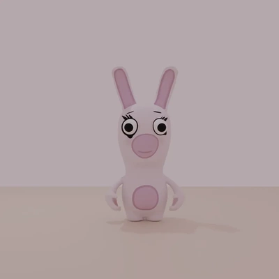 lapin kretin 3d modeller indir creality bulut 3d print model - Mito3D