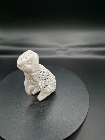 lapin voronoi coniglio 3d modelli scarica creality nube 3d print model - Mito3D