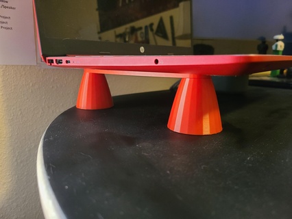 laptop riser stand Accessories 3d print model - Mito3D
