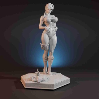 Lara Croft Statue 3d Modelle download Realität Wolke 3d print model - Mito3D