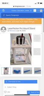 laserpecker stand Workshop & Tools 3d print model - Mito3D
