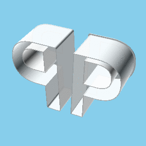 latino capitale lettera nidible scatola v1 3d print model - Mito3D