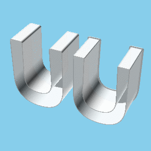 latín capital letra anidable caja v1 3d print model - Mito3D