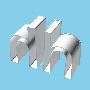 Latin petit lettre nid boîte v1 3d print model - Mito3D