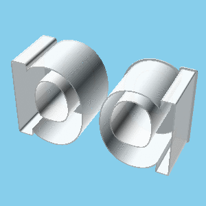 latín pequeña letra anidable caja v1 3d print model - Mito3D