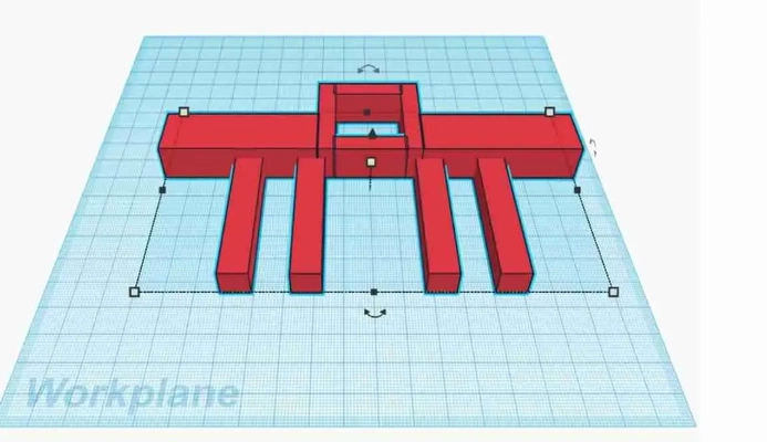 launch pad base f9 3d models download creality cloud 3d print model - Mito3D