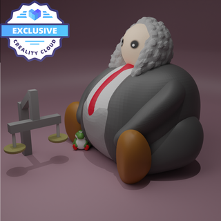 avukat chonk meme Creality bulut özel 3d modeller indir karakterler 3d print model - Mito3D