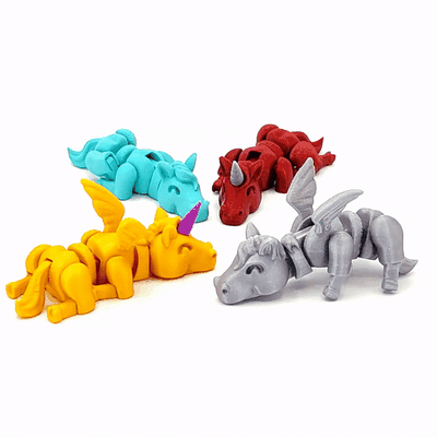 preguiçoso cavalos 3d modelos baixar crialidade nuvem mamífero 3d print model - Mito3D