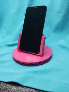 lazy susan style phone stand Gadgets & Electronics 3d print model - Mito3D