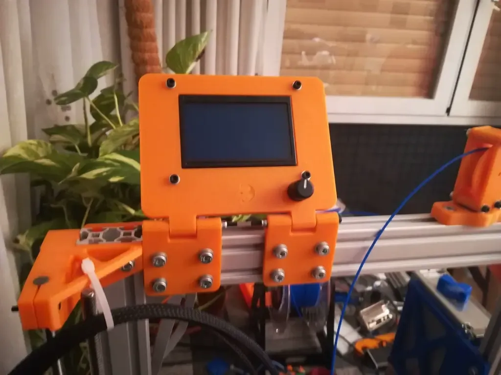 lcd görüntüle binmek 40x20 ekstrüzyonlar yeniden hesaplama 3d modeller indir creality bulut 3D print model - Mito3D