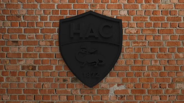 havre ac logo 3d modèles télécharger créalité nuage 3d print model - Mito3D