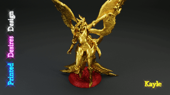 league legends collection - kayle pdd Characters 3d print model - Mito3D