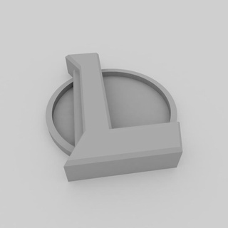 lega leggende logo portachiavi moda 3d print model - Mito3D