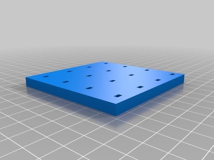 conduziu 4x4 cubo gabarito 3d print model - Mito3D