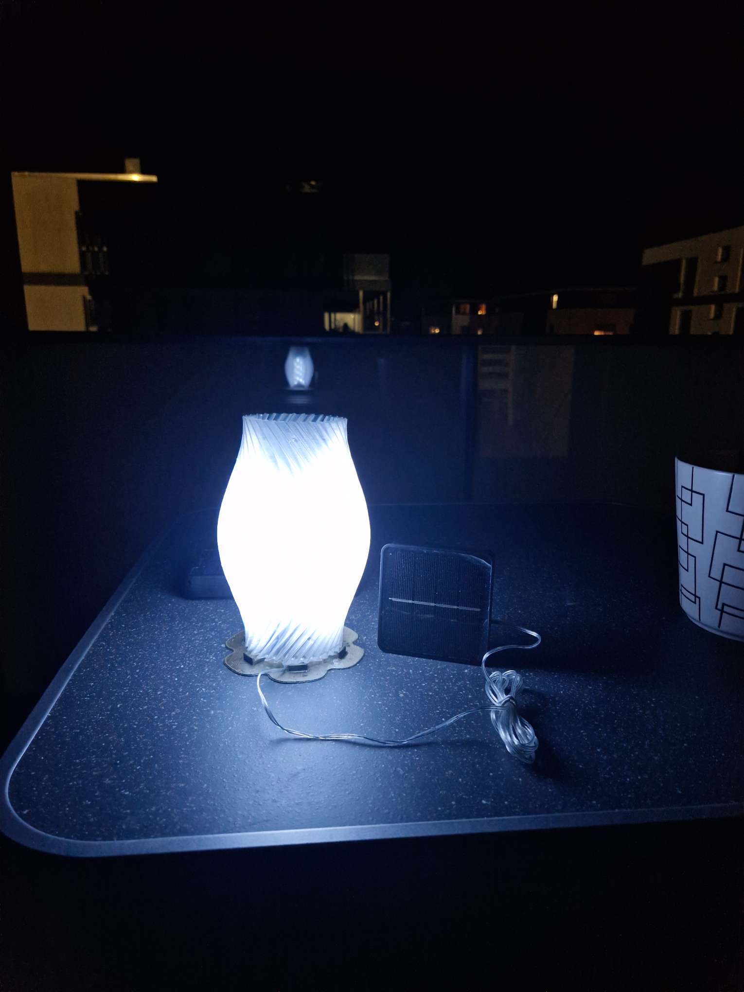 LED lámpara 2 opciones Instalar pc casa 3D print model - Mito3D