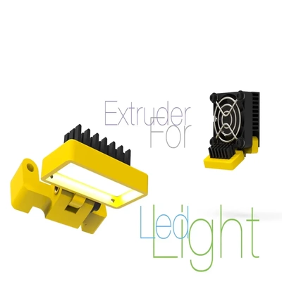 led ligero extrusora 3d modelos descargar crealidad nube 3d print model - Mito3D