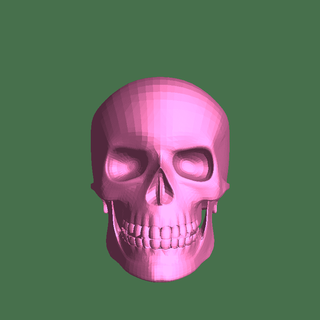 guidato cranio corpo parti 3d print model - Mito3D