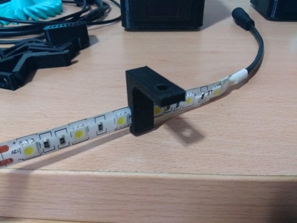 LED bande montage national appareil 3d print model - Mito3D