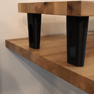 jambe table moniteur riser meubles 3d print model - Mito3D