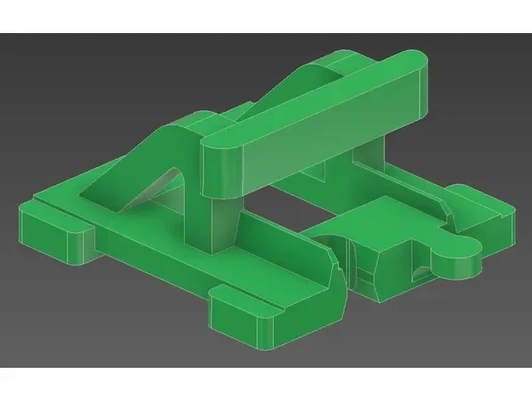 lego+duplo+rail+buffer+stop 3d modèles télécharger créalité nuage 3d print model - Mito3D