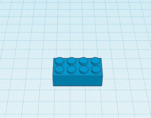 lego ladrillo 3d modelos descargar crealidad nube 3d print model - Mito3D