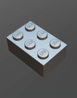 lego brick 3x2 Toys & Games 3d print model - Mito3D