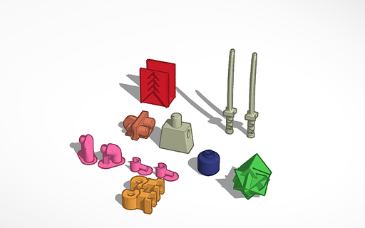 Lego minifig camzorg aggiornato 3d print model - Mito3D