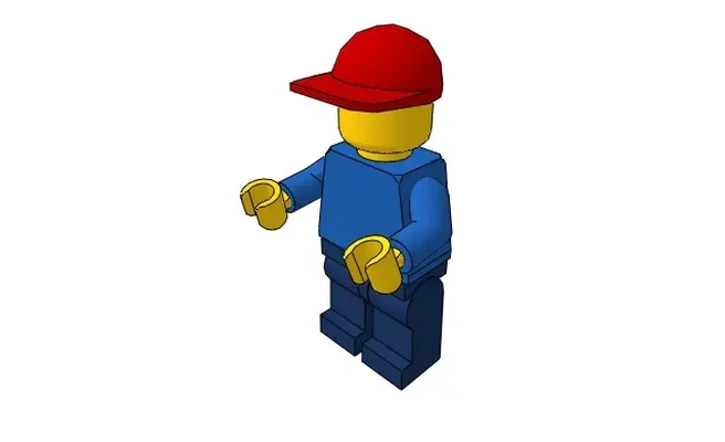 lego minifigura 3d modelos descargar crealidad nube 3d print model - Mito3D