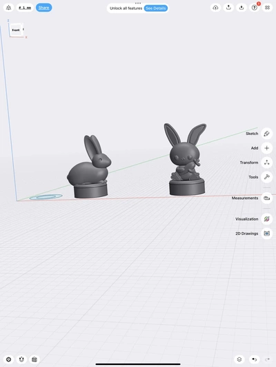 lego rabbit 3d models download creality cloud 3d print model - Mito3D