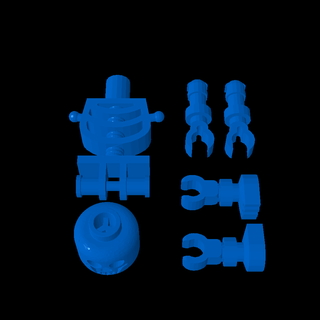 Lego scheletro giocattoli Giochi 3d print model - Mito3D