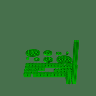 Lego Technik einstellen Bergwerk 3d Modelle download Realität Wolke industriell Ausrüstung 3d print model - Mito3D