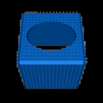 lego tissue box cover 3d models download creality cloud 3d print model - Mito3D