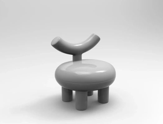ocio perezoso chair 6 3d modelos descargar crealidad nube mueble 3d print model - Mito3D