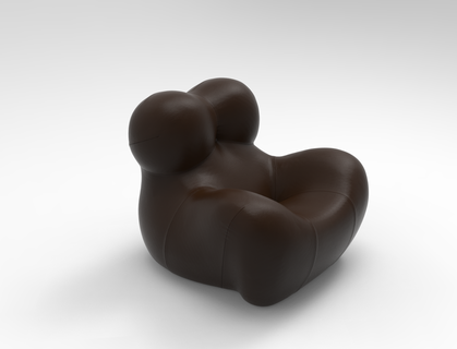 leisure lazy chair-7 3d models download creality cloud Furniture 3d print model - Mito3D