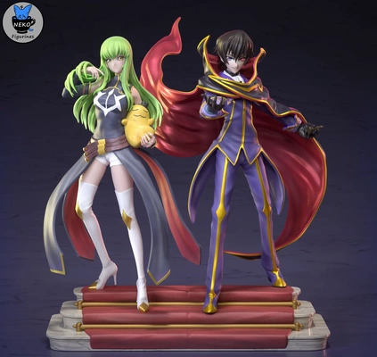 lelouch cc - code geass anime figurine 3d printing models download creality cloud fictional characters 3d print model - Mito3D