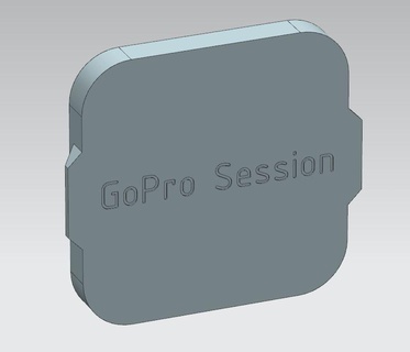 Linse Deckel gopro Session 5 Gadgets Elektronik 3d print model - Mito3D