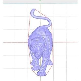 leopardo mammifero 3d print model - Mito3D