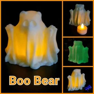light up boo bear DIY 3d print model - Mito3D