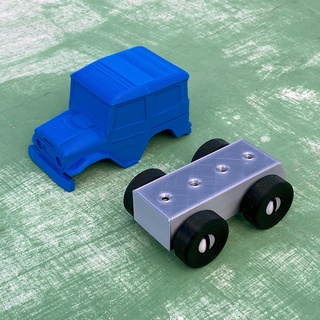 lillabo car Toy Cars 3d print model - Mito3D