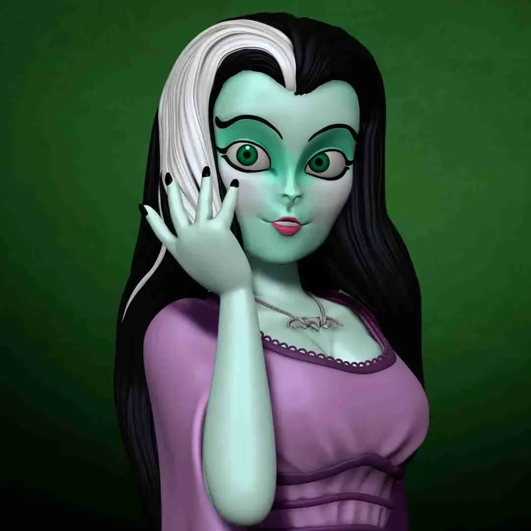 giglio munster munsters 3d stampa figurina modelli scarica creality nube 3D print model - Mito3D