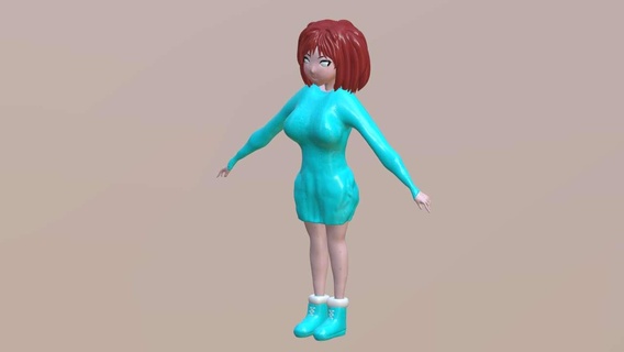 linda personagens 3d print model - Mito3D