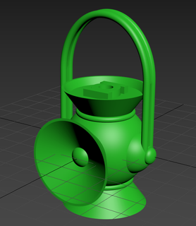 linterna verde Toys & Games 3d print model - Mito3D