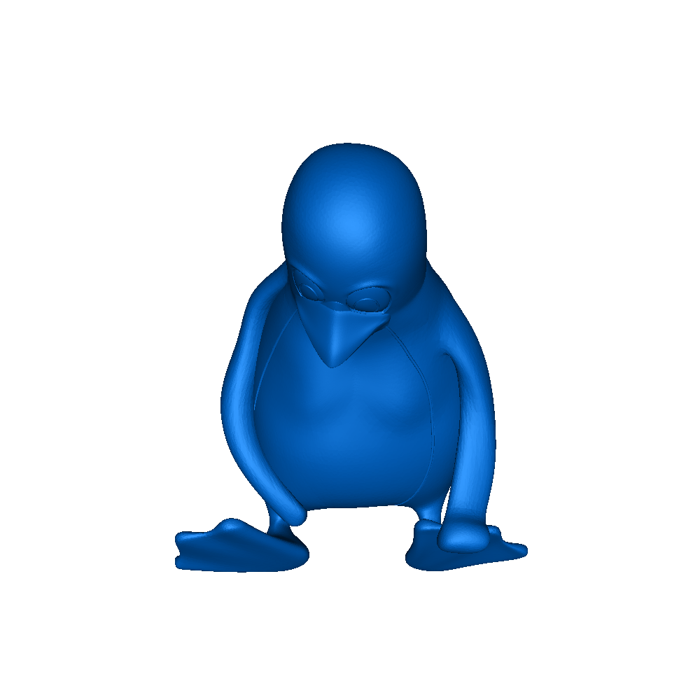 Linux personnages 3D print model - Mito3D